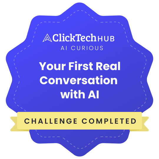 Your First Real Conversation With AI