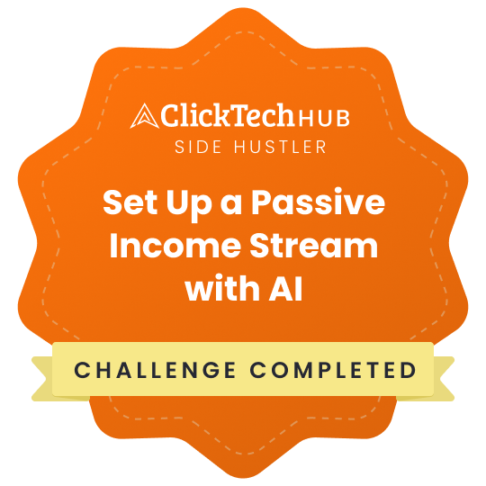 Set Up a Passive Income Stream with AI